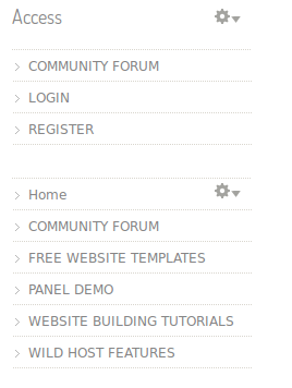 SimpleCorp sidebar second